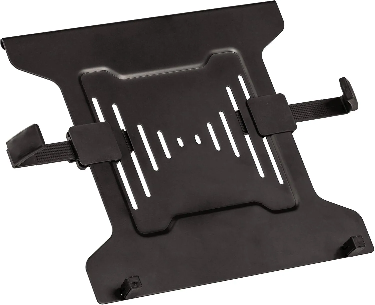 Fellowes 8044101 Adjustable Laptop Stand for Desk with Dual Monitor Arm, 17 Inch Monitor Capacity