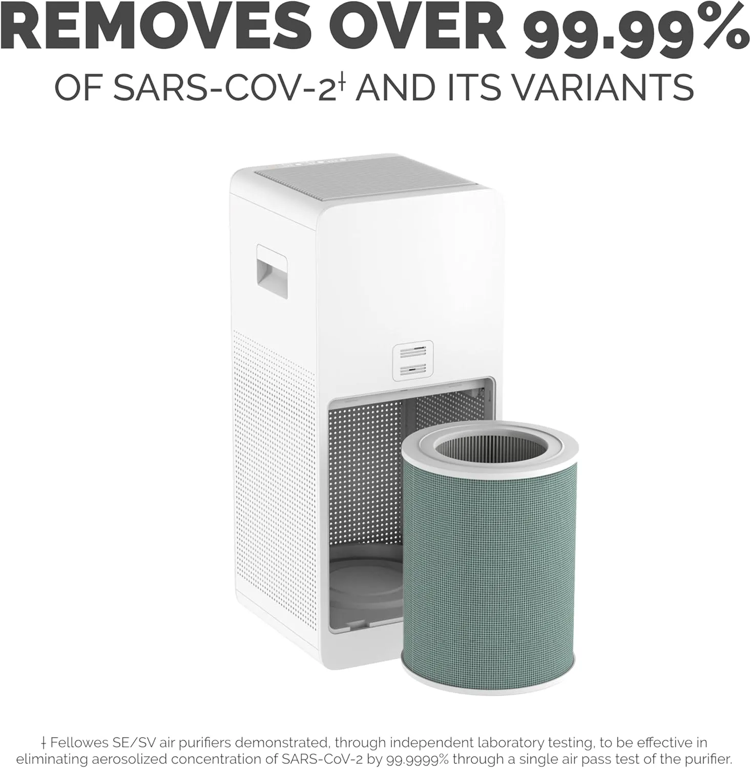 Fellowes 9794601 AeraMax SE 3-Speed Large Room Air Purifier with True HEPA Air Filter and 3-Stage Allergen and Odor