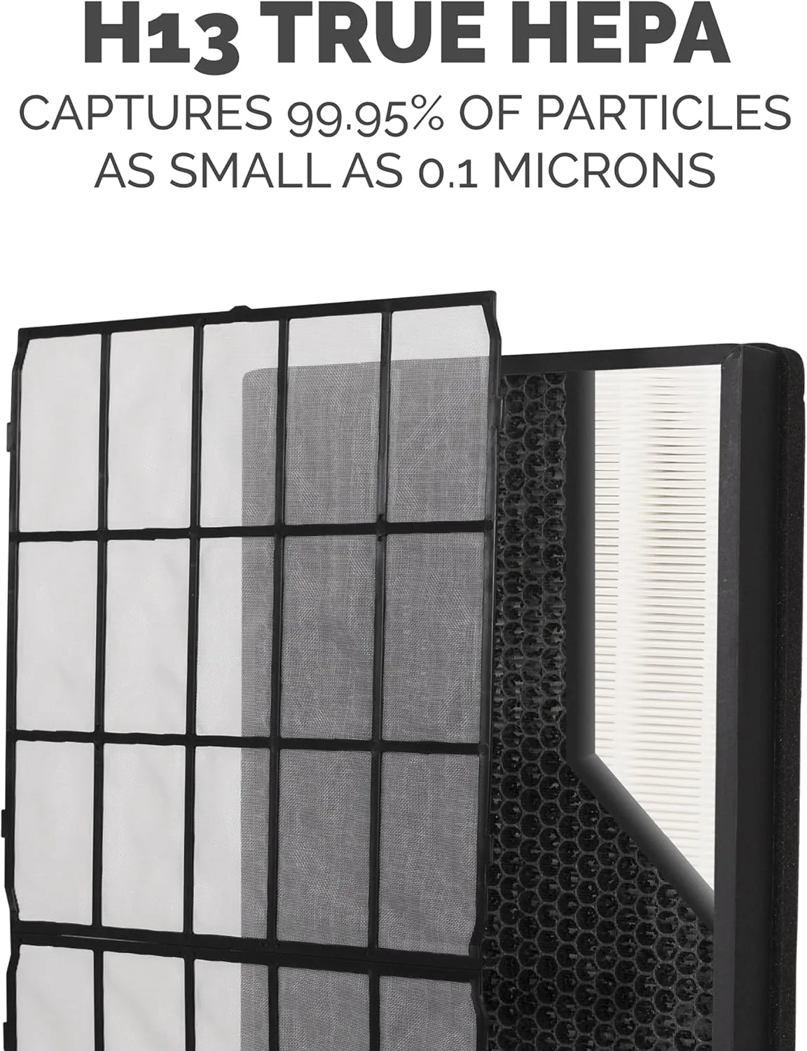 Fellowes AeraMax SV 4-Speed HEPA Air Purifier, 1,500 Sq. Ft., White/Black