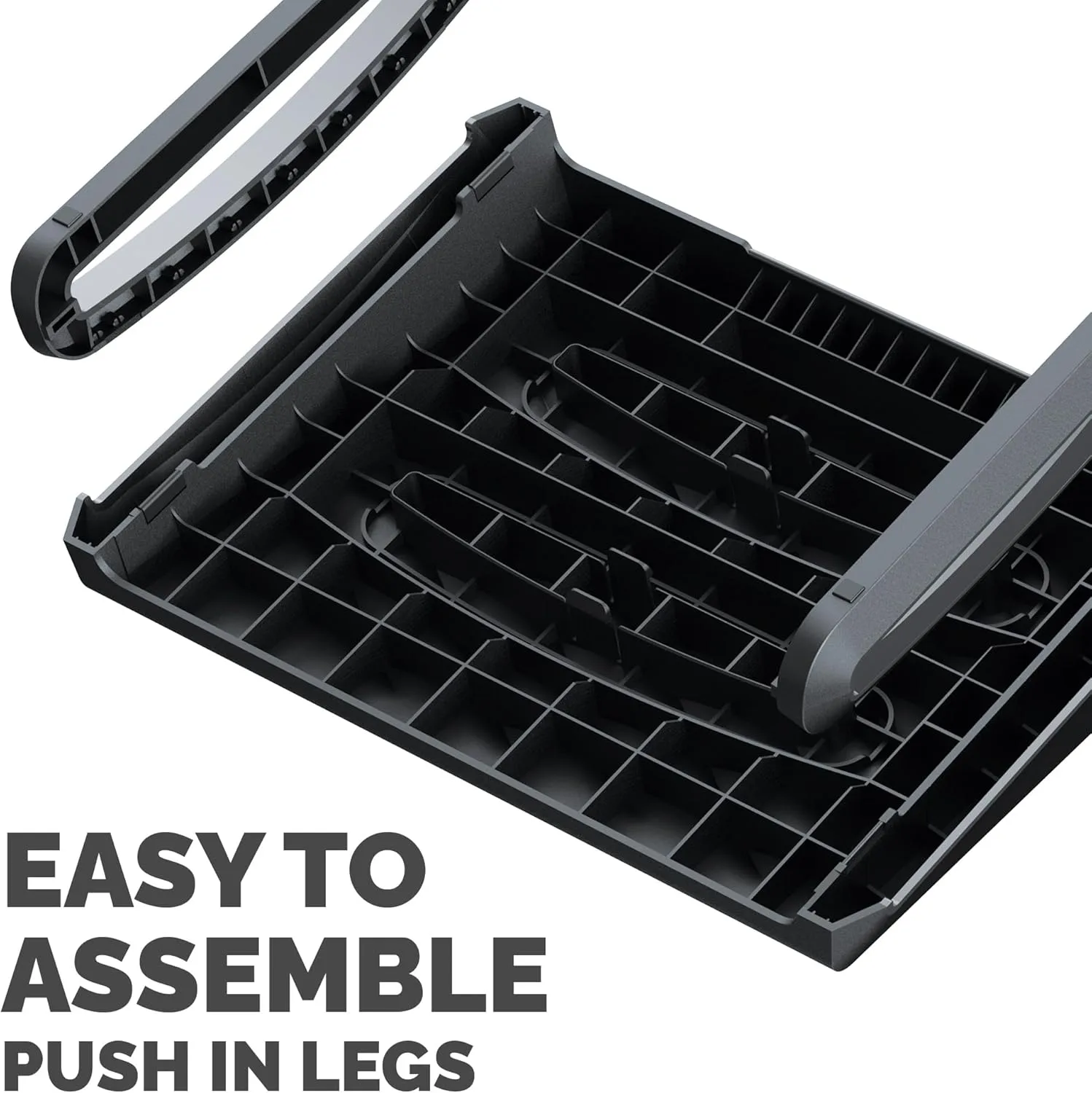 Fellowes Breyta Ergonomic Adjustable Foot Rest Black Ergonomic Footrest Breyta Black