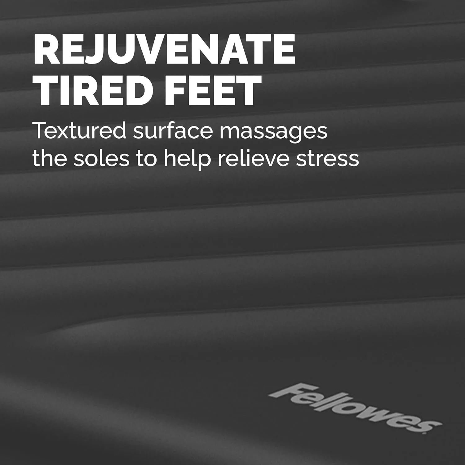 Fellowes Breyta Ergonomic Adjustable Foot Rest Black Ergonomic Footrest Breyta Black