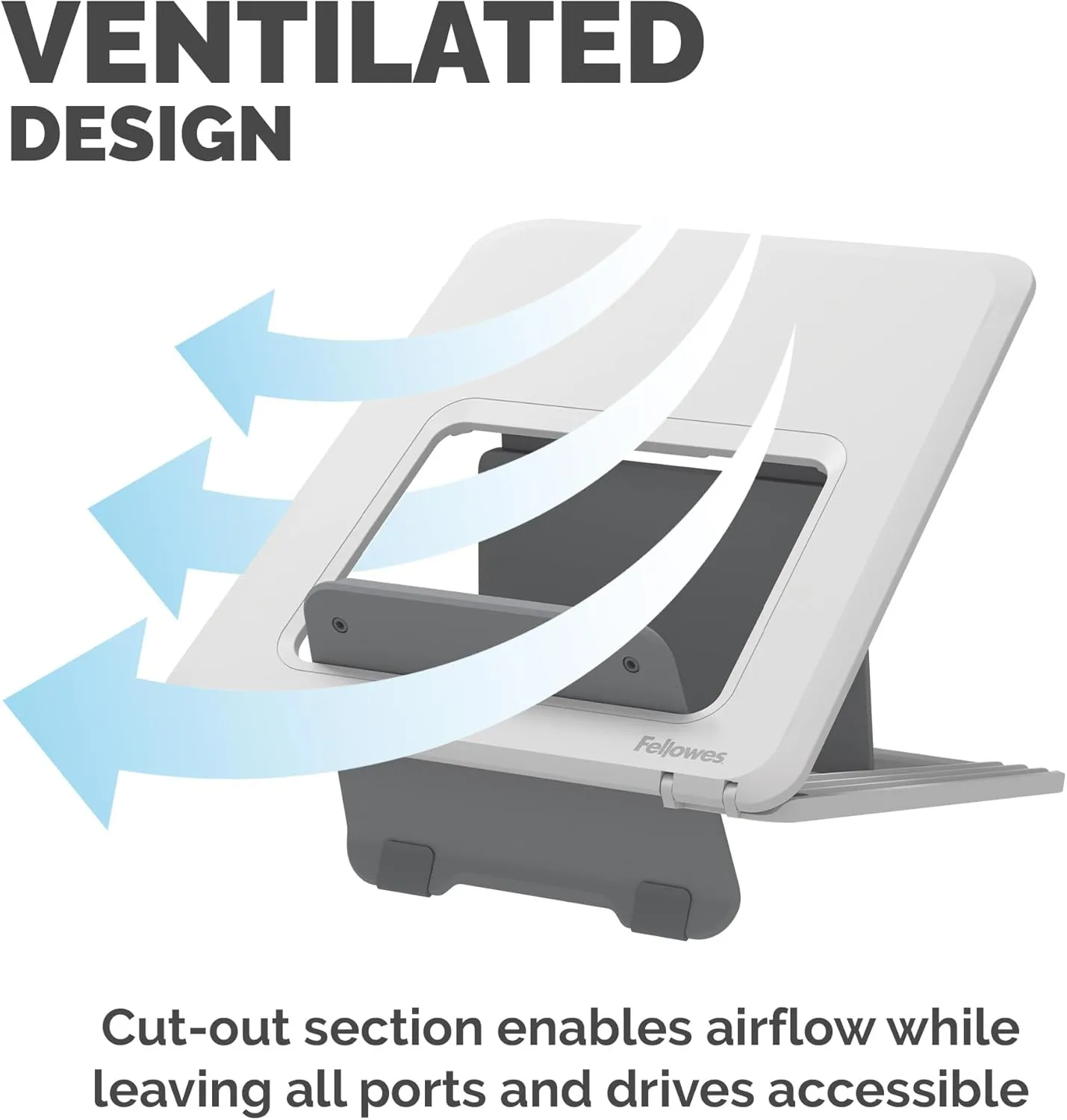 Fellowes Breyta Adjustable Laptop Stand, 12 Height Adjustments