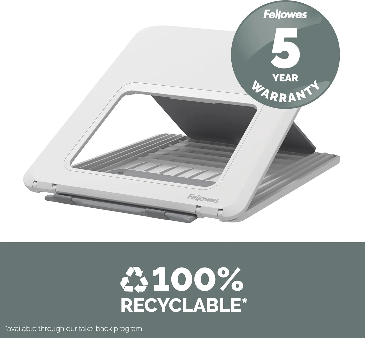 Fellowes Breyta Adjustable Laptop Stand, 12 Height Adjustments