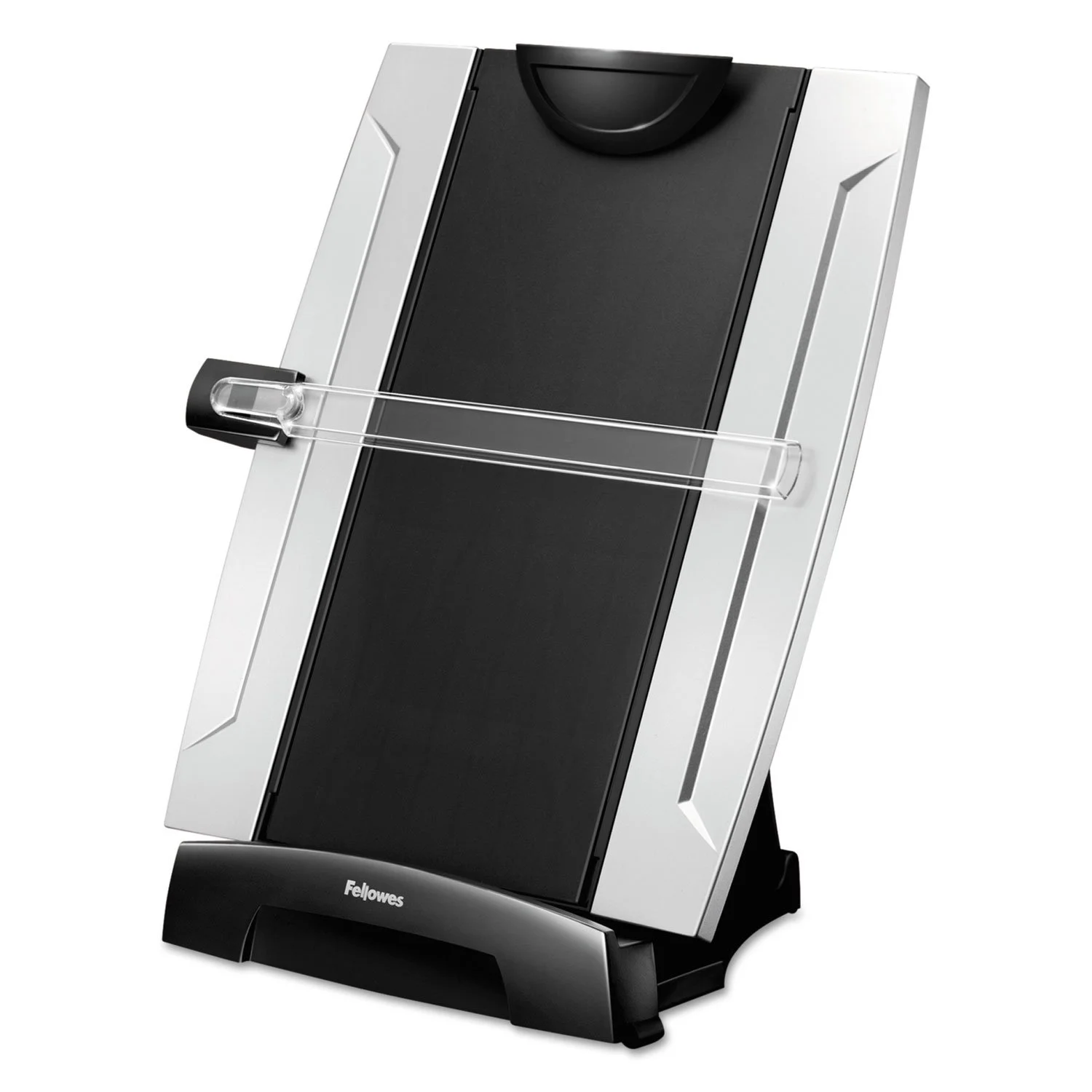 Fellowes Office Suites Desktop Copyholder with Memo Board, Black/Silver (8033201), 15" x 10.3" x 6"