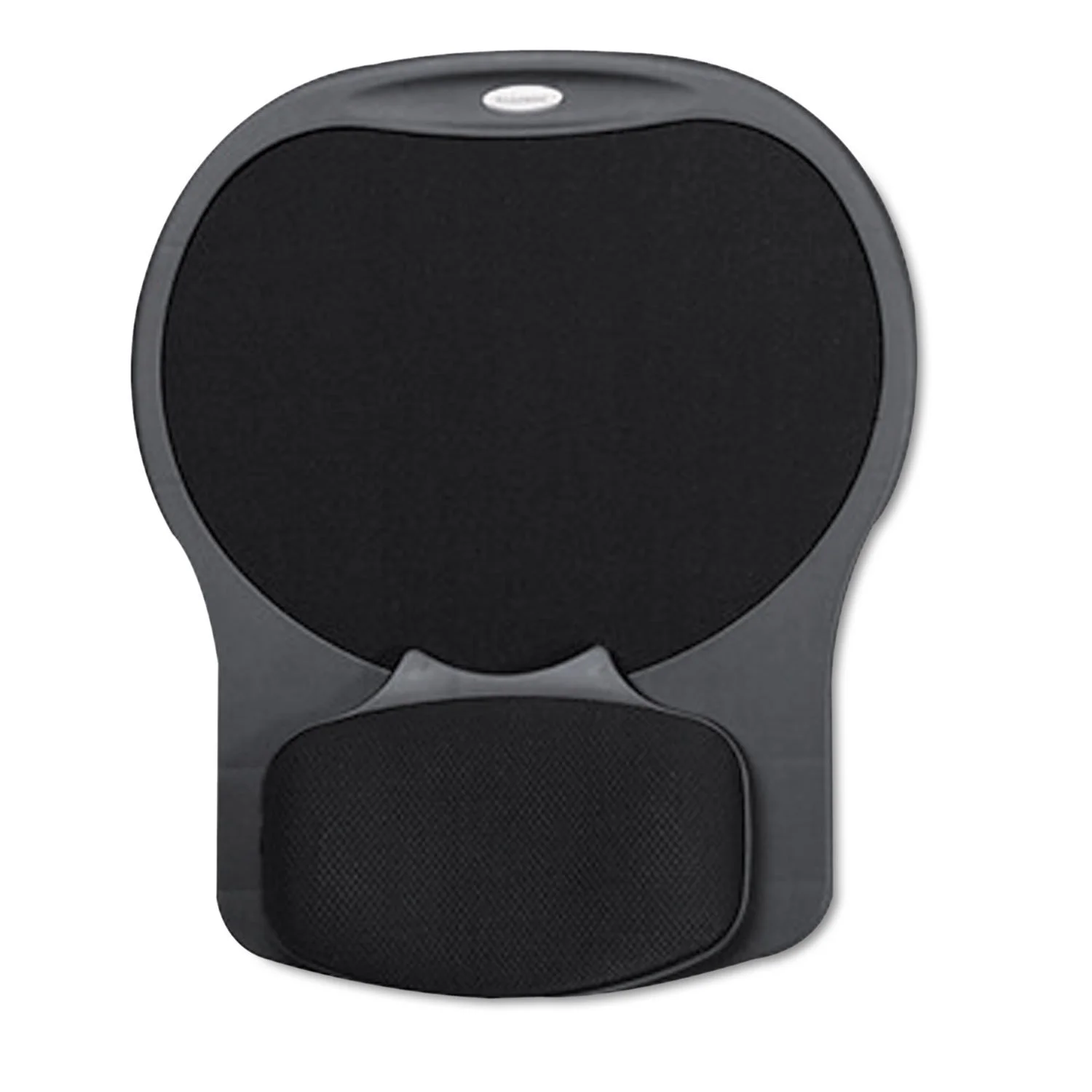 Fellowes Easy Glide Gel Mouse Pad w/Wrist Rest, 10 x 12 X 1 1/2, Black