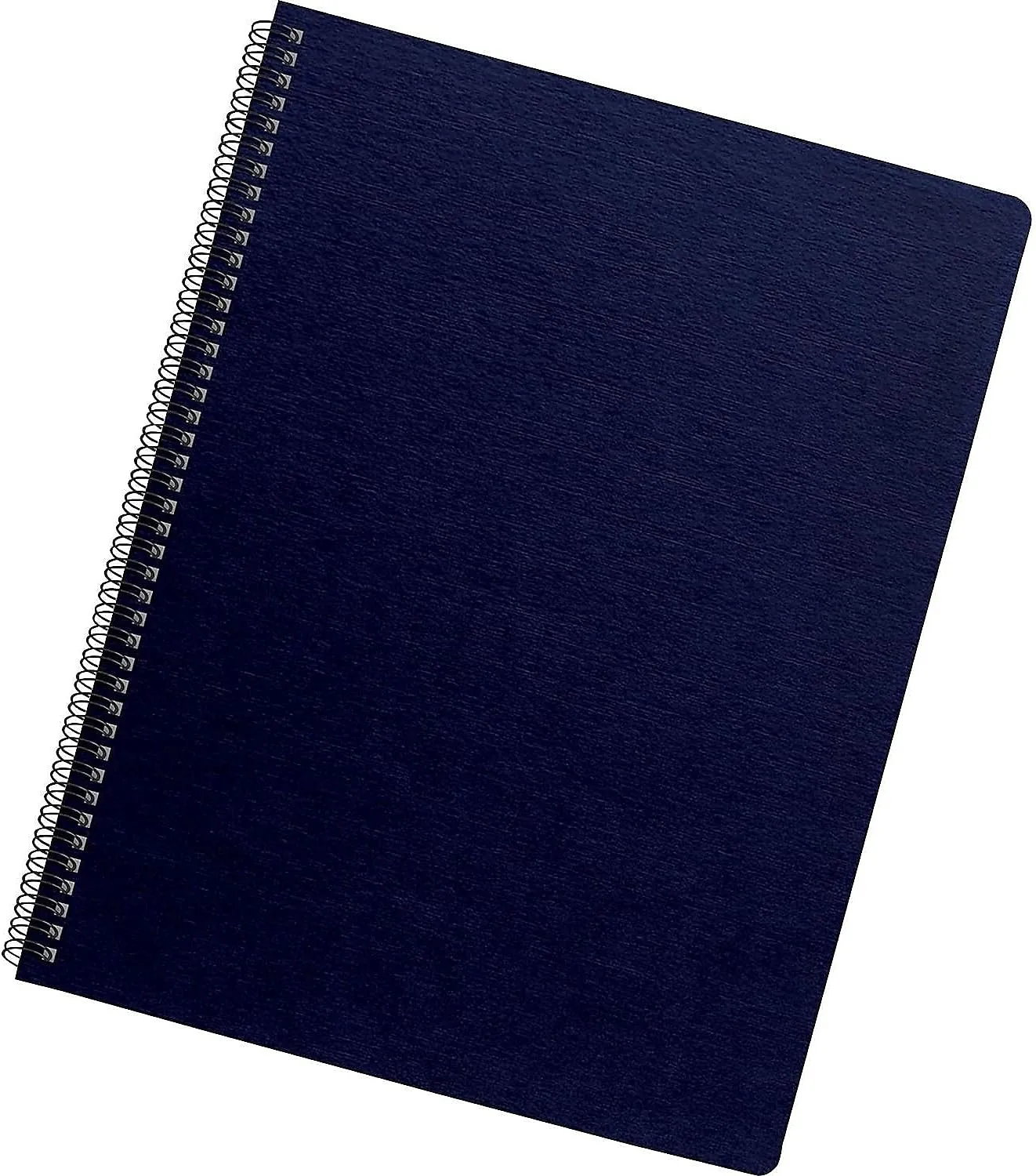 Futura Oversized Pre-Punched Presentation Covers, Plastic, Round Corners, 11.25 x 8.75, Navy, 25/Pack