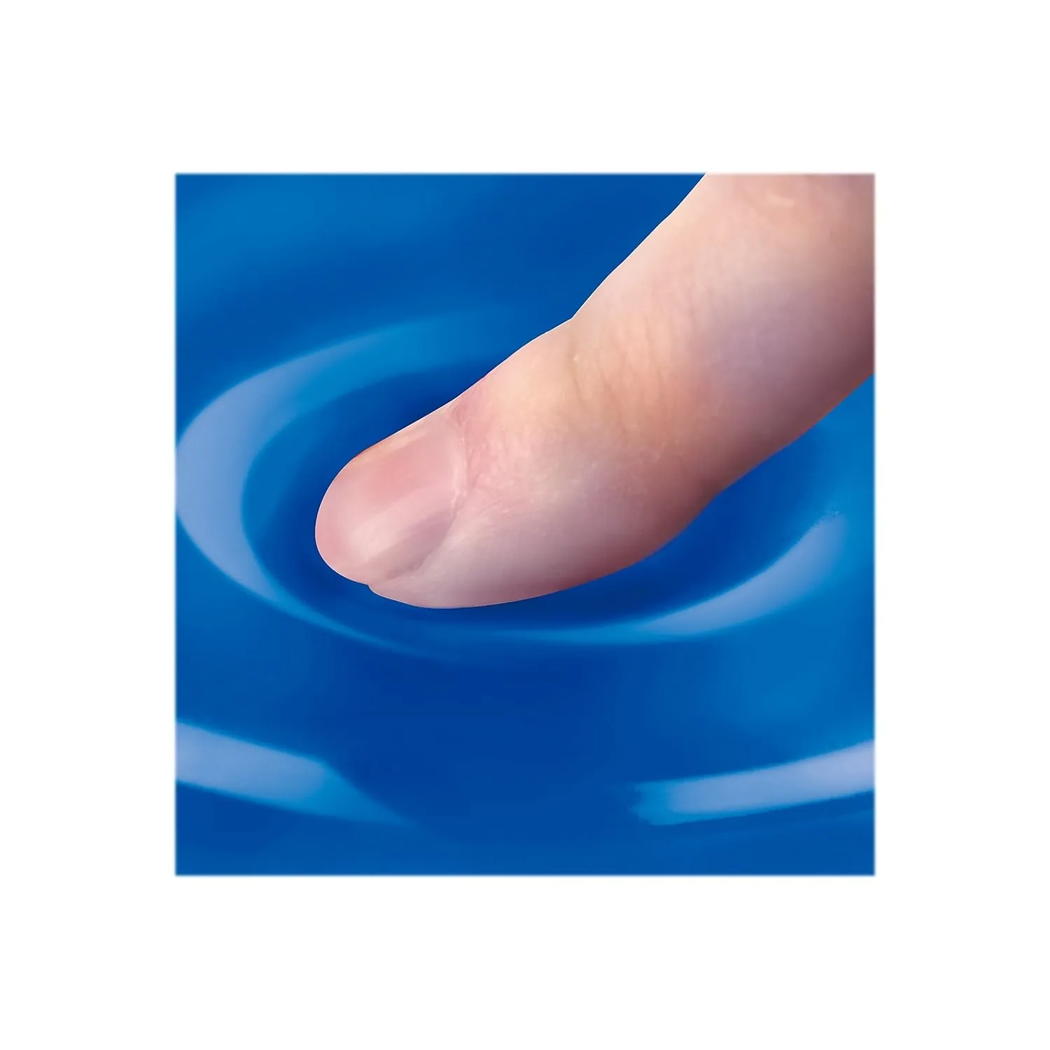 Fellowes Gel Crystals Keyboard Wrist Rest, 18.5" x 2.25", Blue