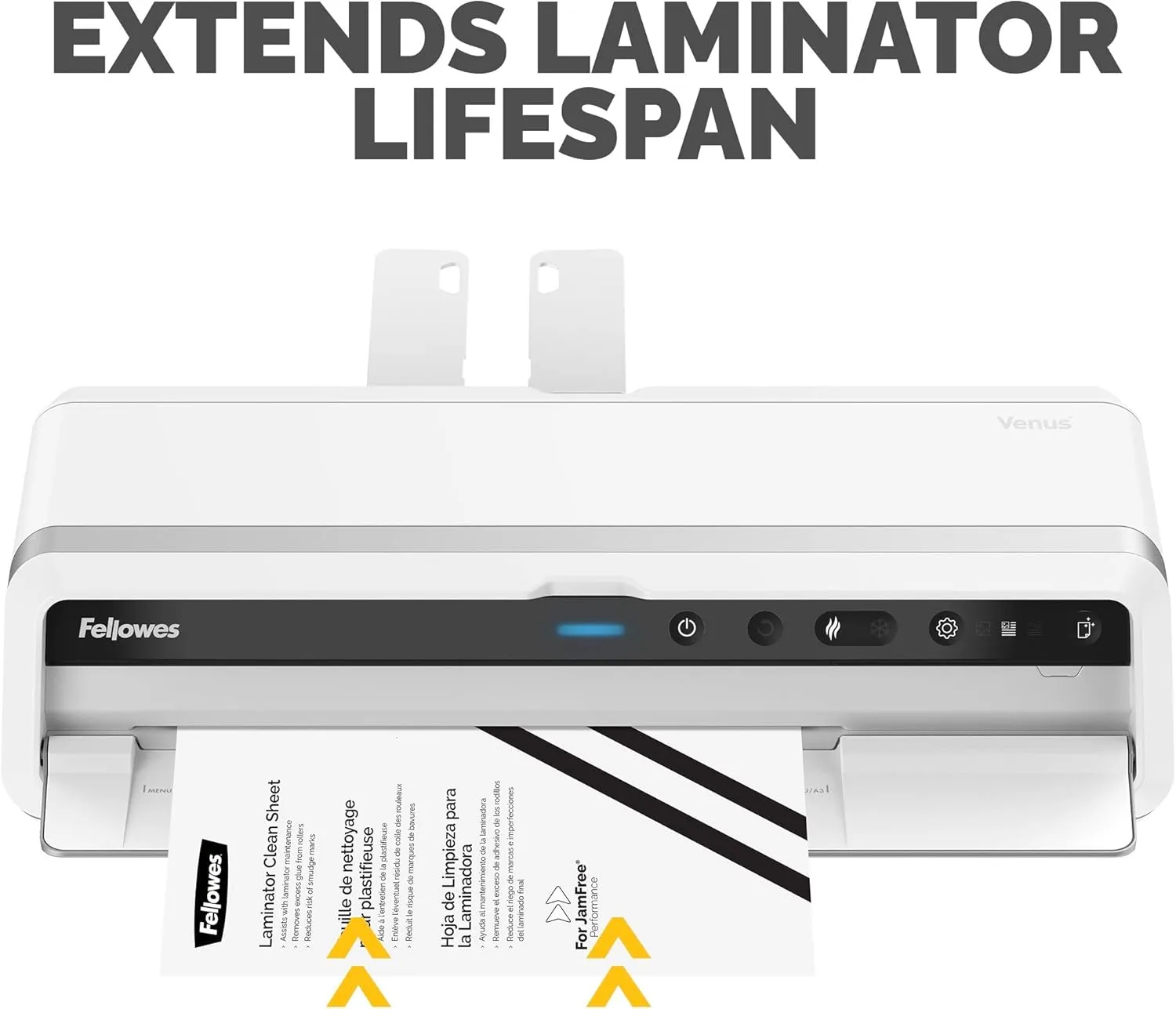 Fellowes Laminator Cleaning Sheets, 10 Pack, 8.5 x 11 in