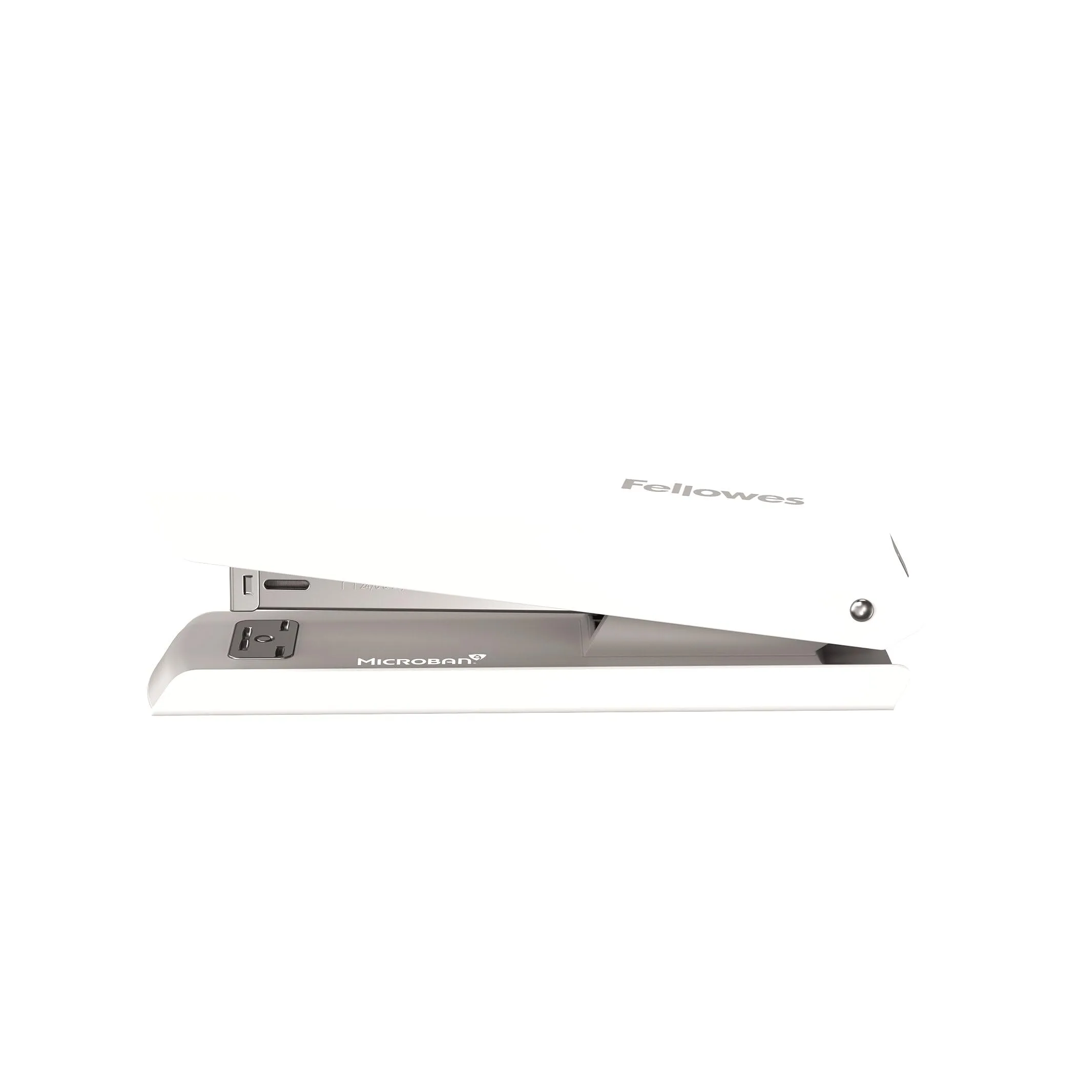 Fellowes LX820 Classic Full-Size Desktop Stapler, 20-Sheet Capacity, White