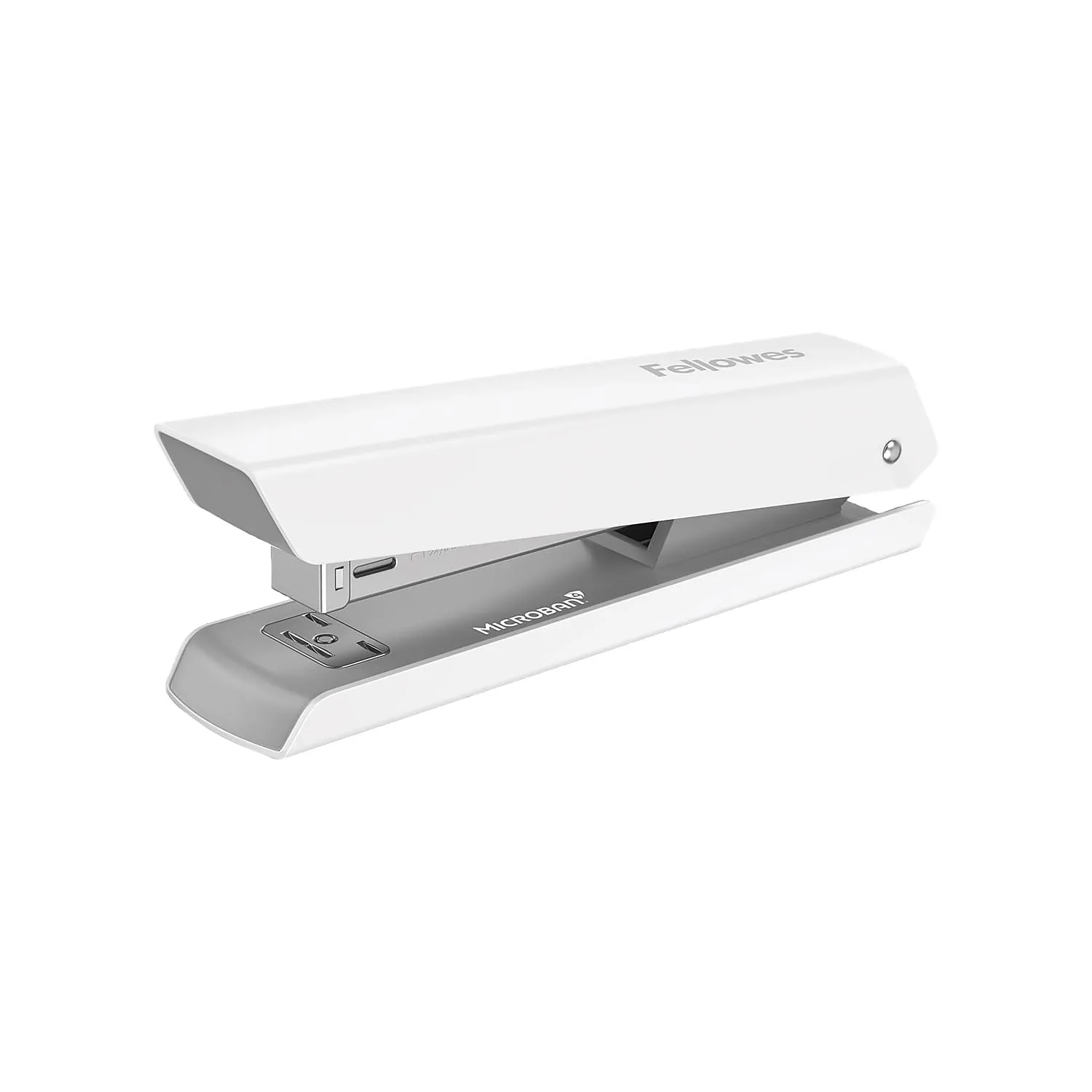 Fellowes LX820 Classic Full-Size Desktop Stapler, 20-Sheet Capacity, White
