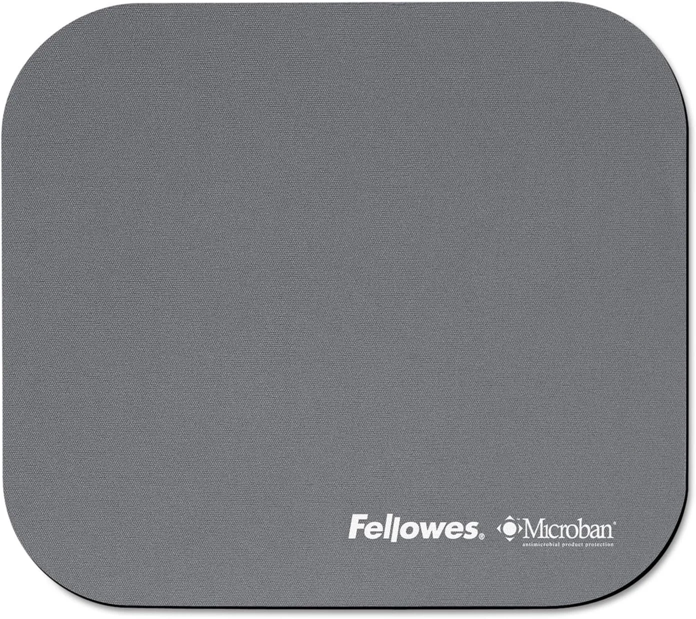 Fellowes Mouse Pad with Microban Antimicrobial Protection, Graphite (5934001), "9""*7.5""