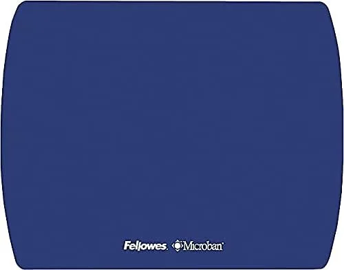 Fellowes Microban Ultra Thin Mouse Pad - Blue - 7in x 9in x 0.1in Dimension - Blue
