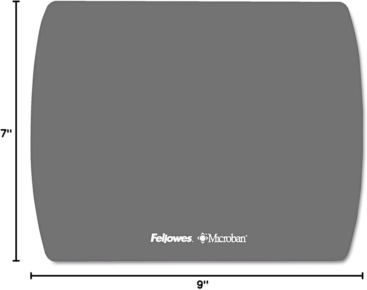 Fellowes Microban Graphite Ultra Thin Mouse Pad (5908201)
