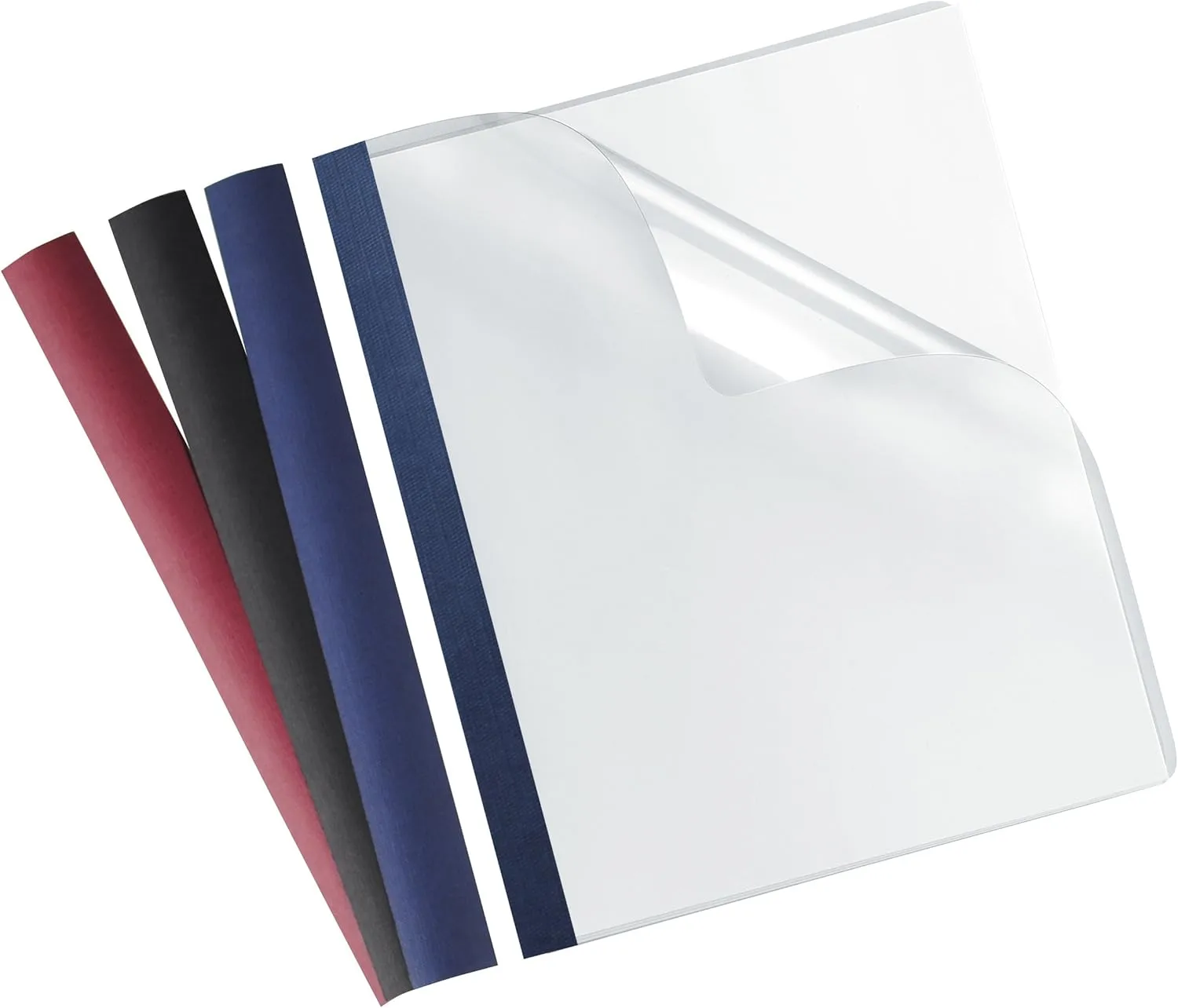 Fellowes CrystalsClear PET Ultra Clear Binding Covers, Clear, Pack Of 100
