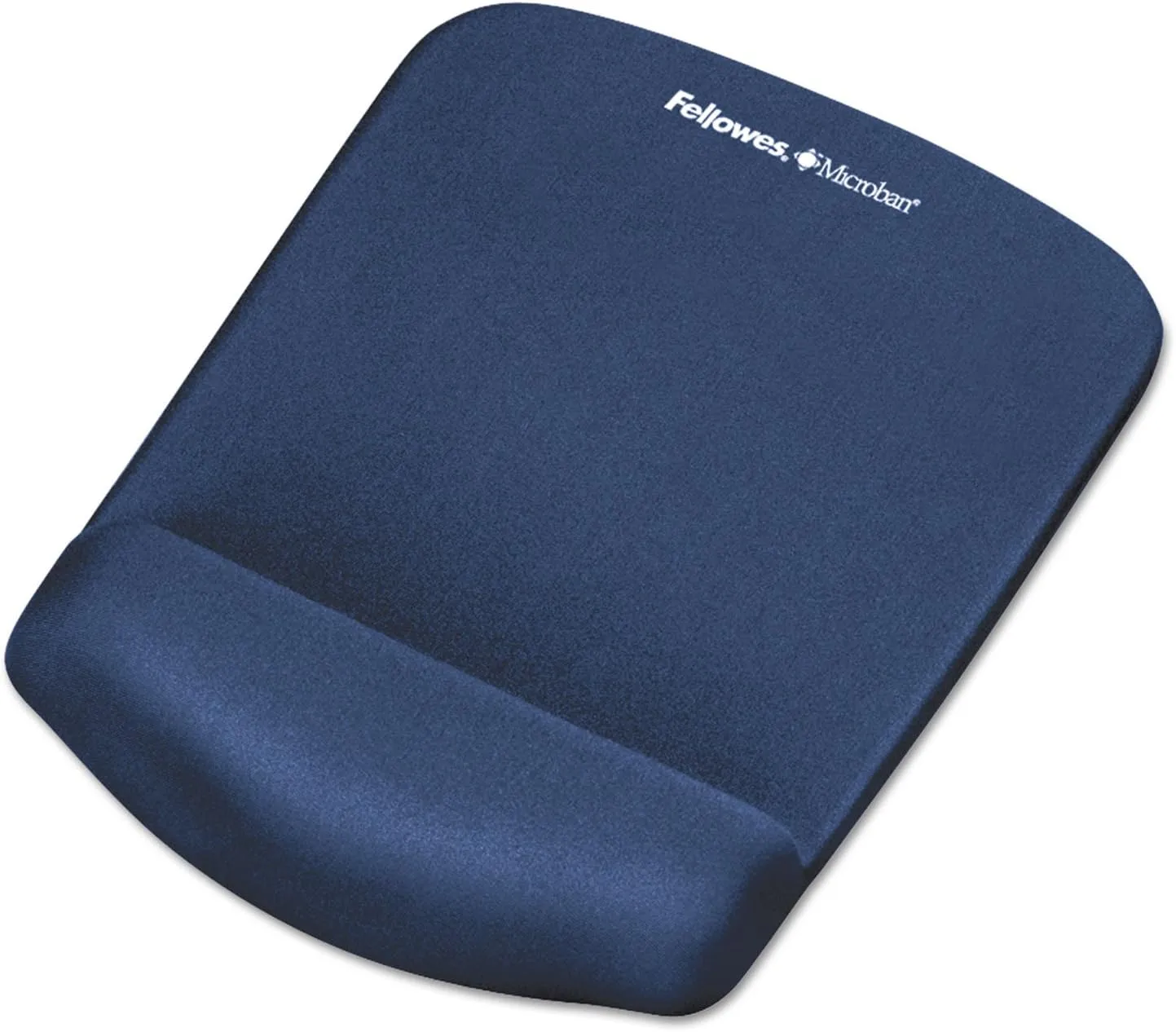 Fellowes PlushTouch Foam Mouse Pad Wrist Support with MICROBAN - Blue (9287301)