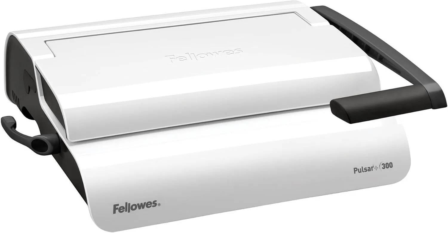 Fellowes Pulsar+ Comb Binding Machine (Model 5006801) — 300-Sheet Capacity