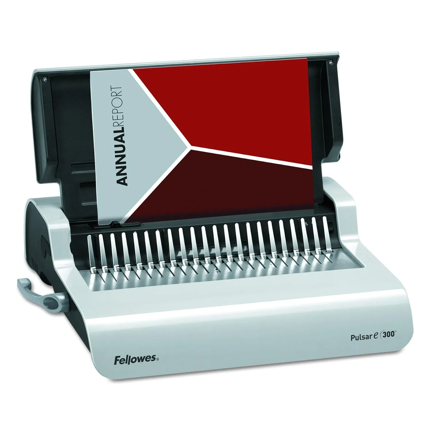 Fellowes Pulsar E Electric Comb Binding Machine with Starter Kit, White/Black (5216701)