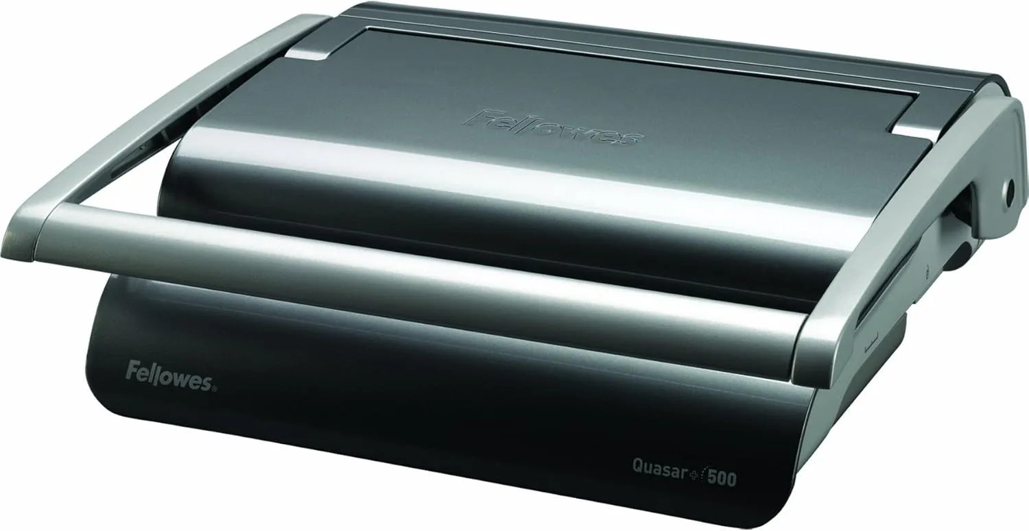 Fellowes Quasar+ 500 Manual Comb Binding Machine, 500 Sheet Capacity