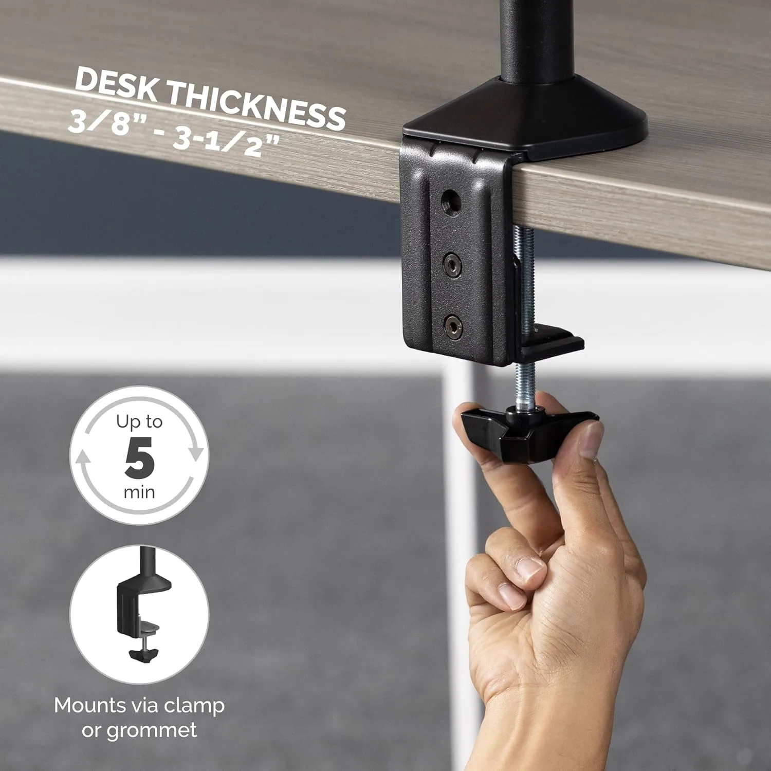 Fellowes Reflex Series Adjustable Monitor Arm with VESA Mount