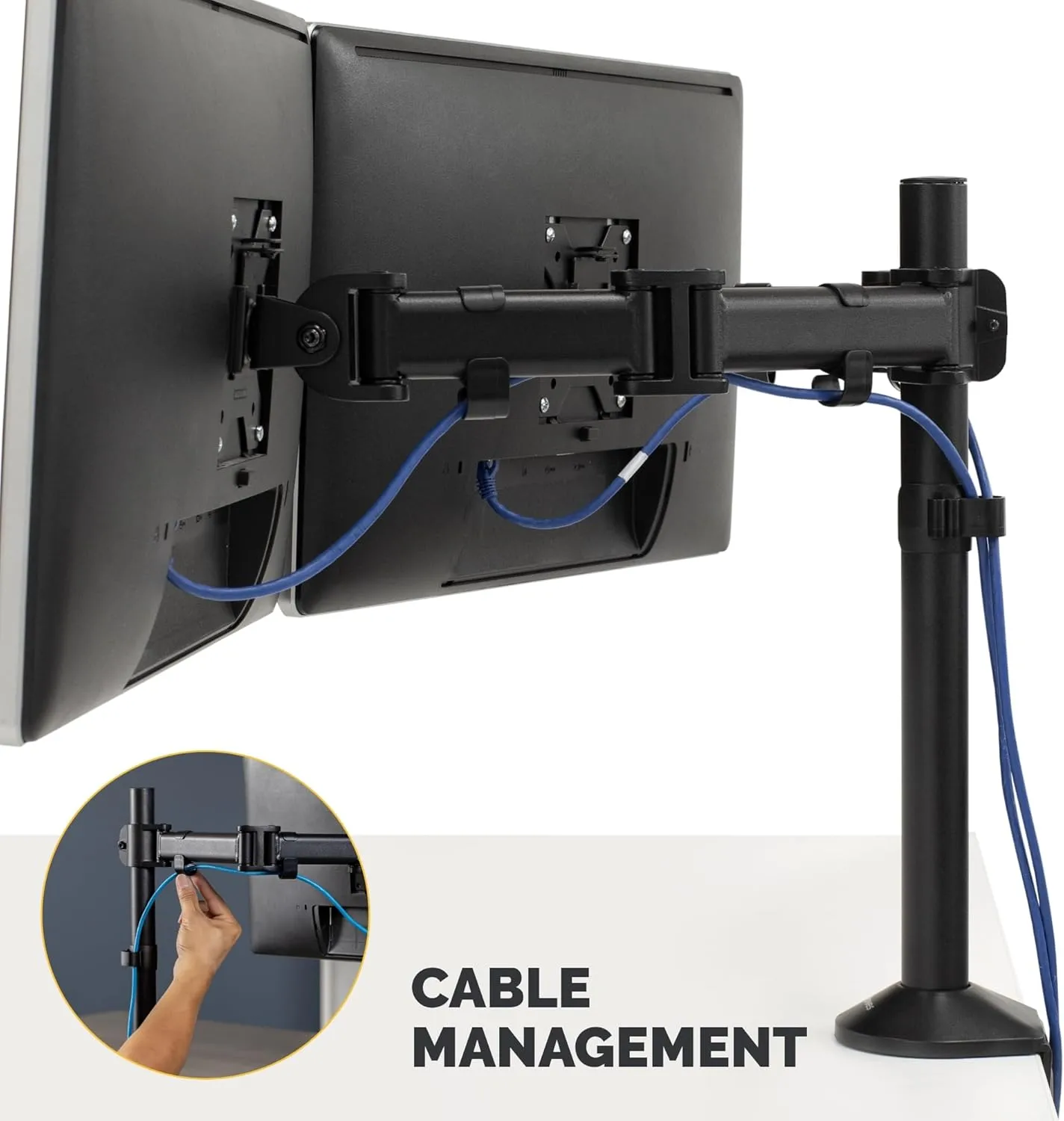 Fellowes Reflex Series Adjustable Monitor Arm with VESA Mount