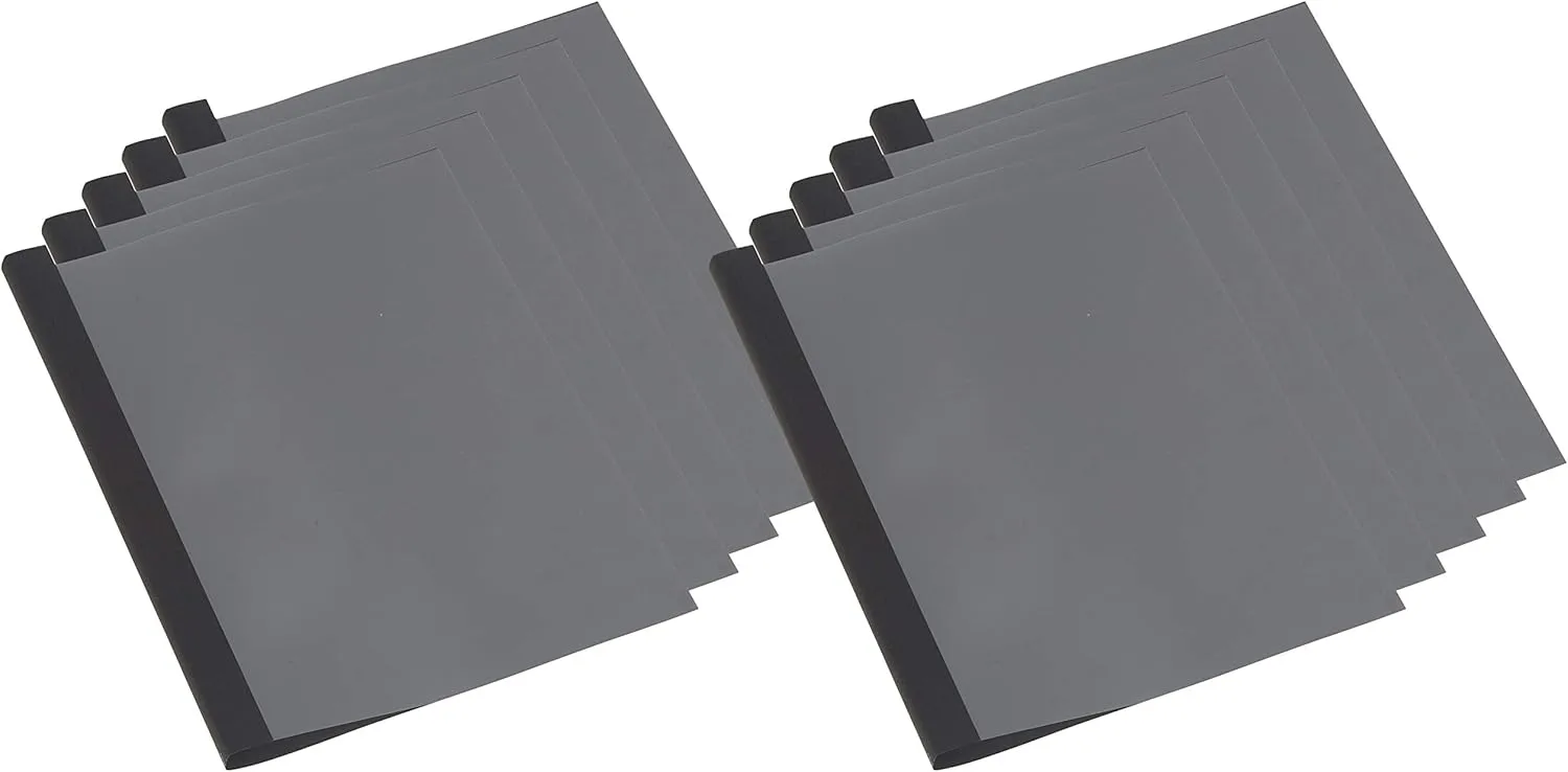 Fellowes Thermal Binding System Presentation Covers, Clear, 91 to 120 Sheet Capacity, 11 x 8.5, Unpunched, 10/Pack