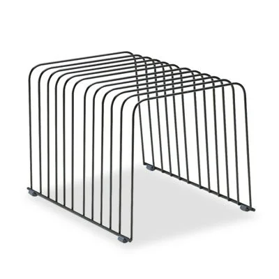 Fellowes Wire Desktop Organizer - 11 Sections, 9 x 11.38 x 8 inches, Black