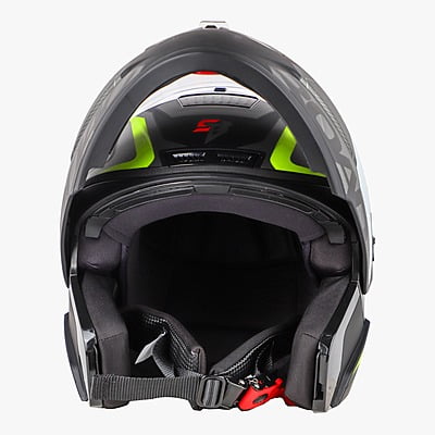 STEELBIRD SBA-7 ISS ROAD MATT BLACK/NEON C/V (M)