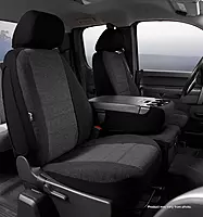 Fia OE38-38 Charc Custom Fit Front Seat Cover Split Seat 40/20/40 - Tweed (Charcoal)