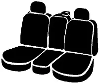 Fia OE38-38 Charc Custom Fit Front Seat Cover Split Seat 40/20/40 - Tweed (Charcoal)