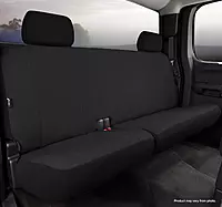 Fia SP82-68 Black Custom Fit Rear Seat Cover Split Cushion 60/40 - Polyester (Black)