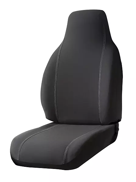 FIA SP88-37 Black Custom Fit Front Seat Cover Split Seat 40/20/40 - Polyester (Black)