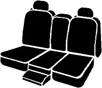 FIA SP89-47 Black Custom Fit Front Seat Cover Split Seat 40/20/40 - Polyester