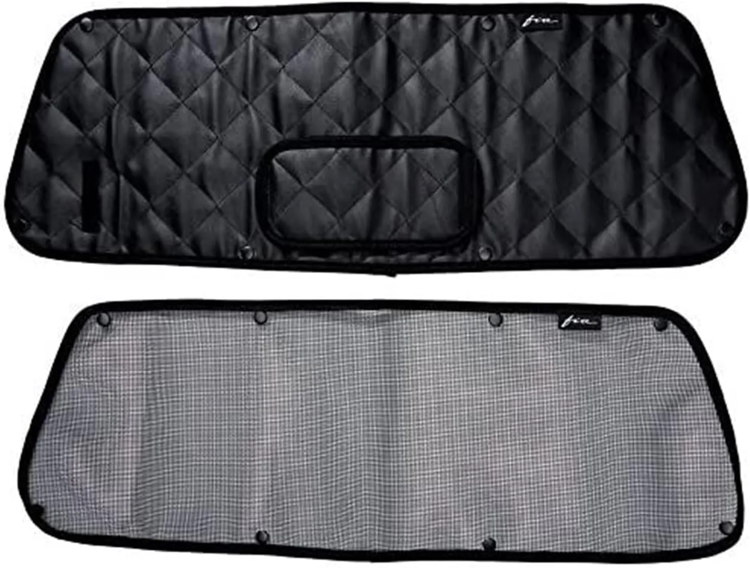 FIA WF923-11 Custom Fit Winter Front Bug Screen - Black