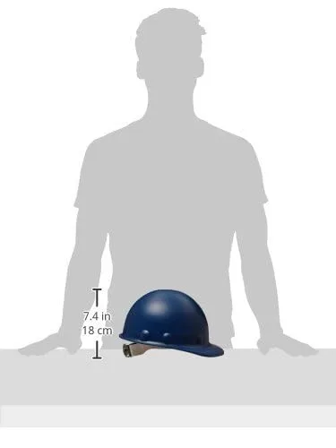 Fibre-Metal by Honeywell P2A Hard Hat with 8-Point Ratchet Suspension, Injection Molded Fiberglass, Blue (P2HNRW71A000)