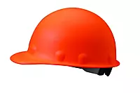 Fibre-Metal by Honeywell Super Eight Ratchet Fiber Glass Cap Style Hard Hat, Hi-Viz Orange (P2ARW46A000)