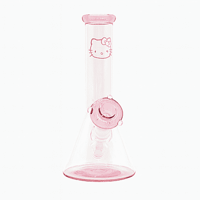 Bong Pyrex Matraz Hello Kitty