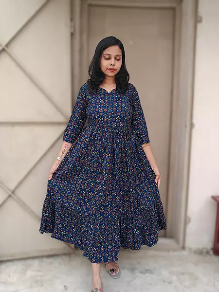 Cotton: Chest Lining 'Budget Buddy' - NavyBlue (Feeding)
