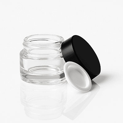 Frasco de Vidrio Transparente