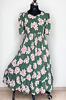 Olive Green georgette