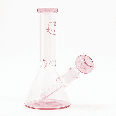 Bong Pyrex Matraz Hello Kitty