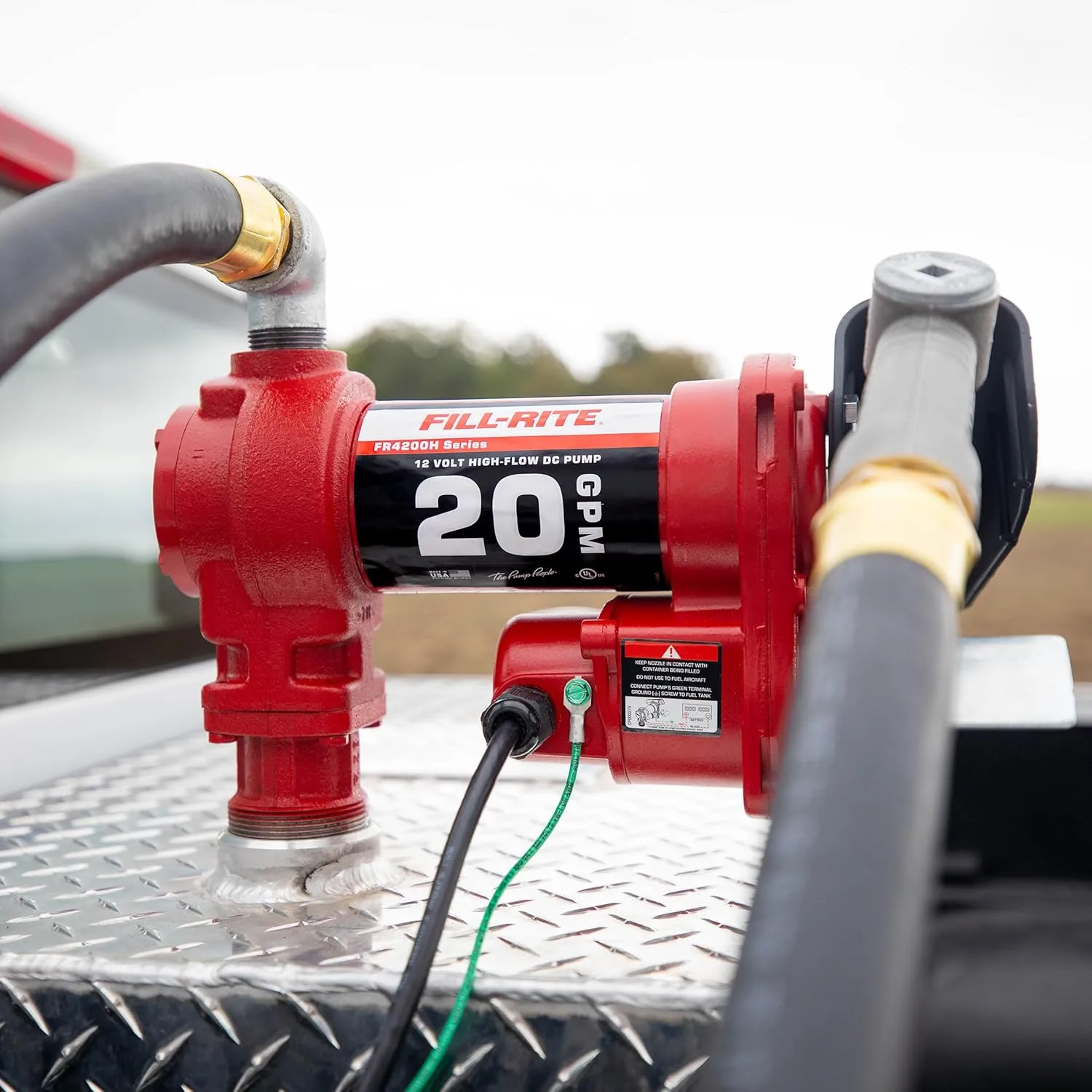 Fill-Rite 12V 20 GPM Fuel Transfer Pump (Rotary Vane)