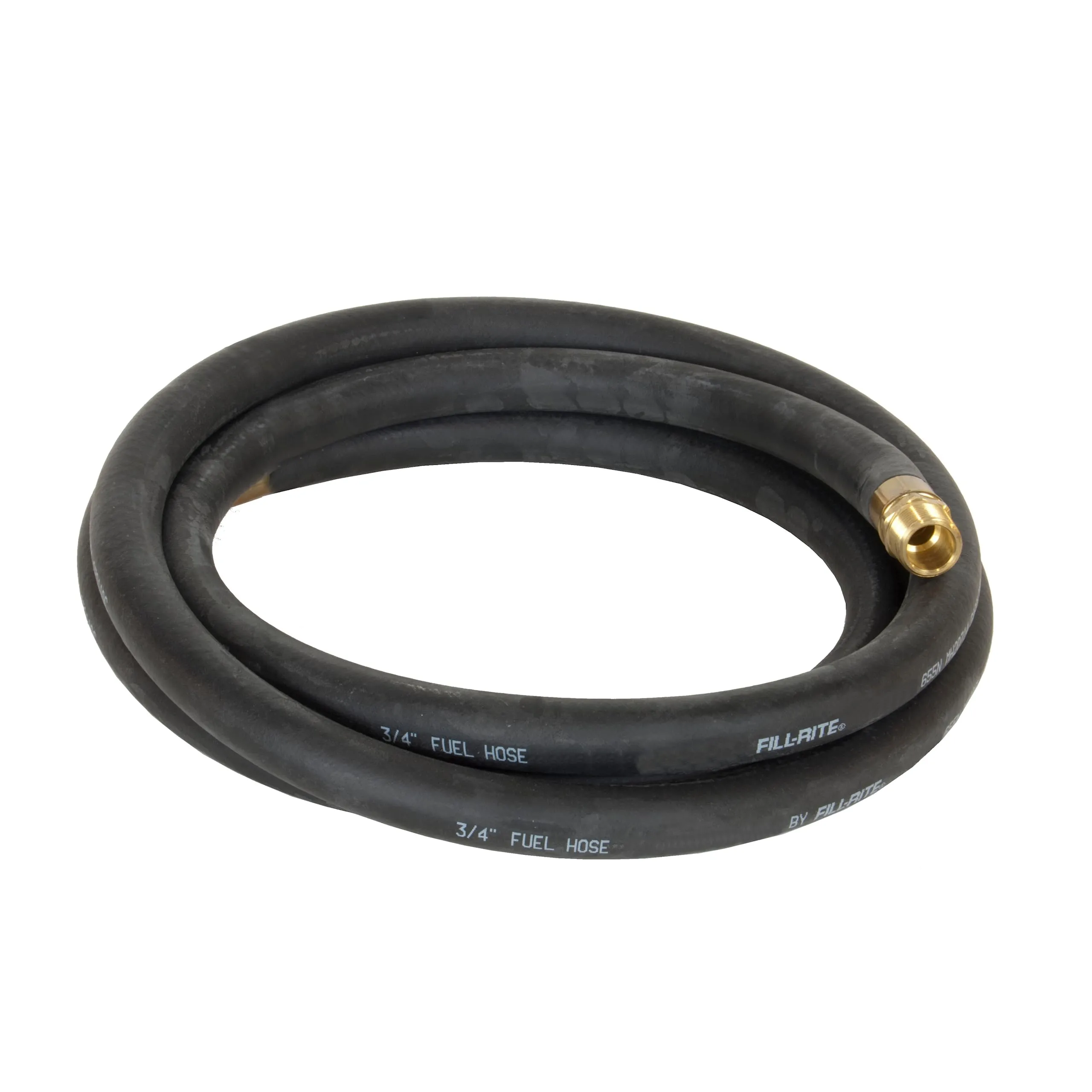 Fill-Rite 3/4 in Neoprene Fuel Transfer Hose with Spring Guard and Static Wire