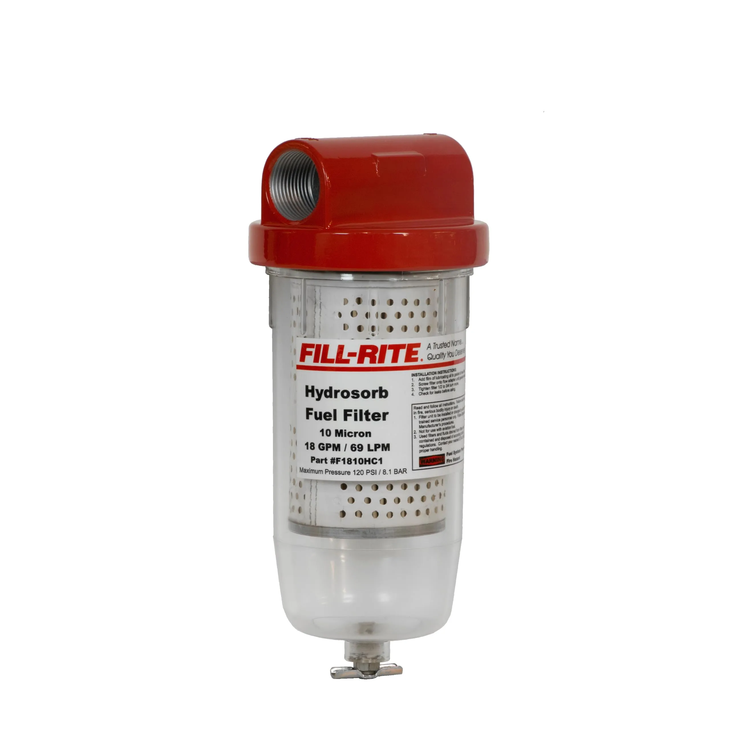 Fill-Rite Fuel Filters, Filter Heads & Installation Kit