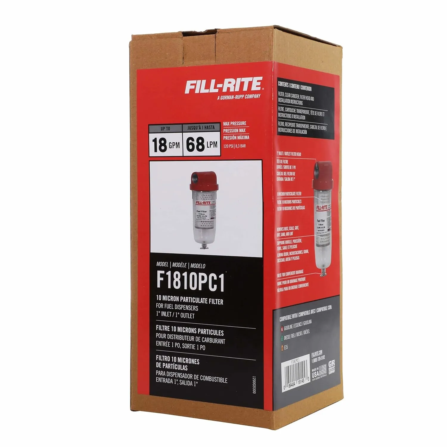 Fill-Rite Fuel Filters, Filter Heads & Installation Kit