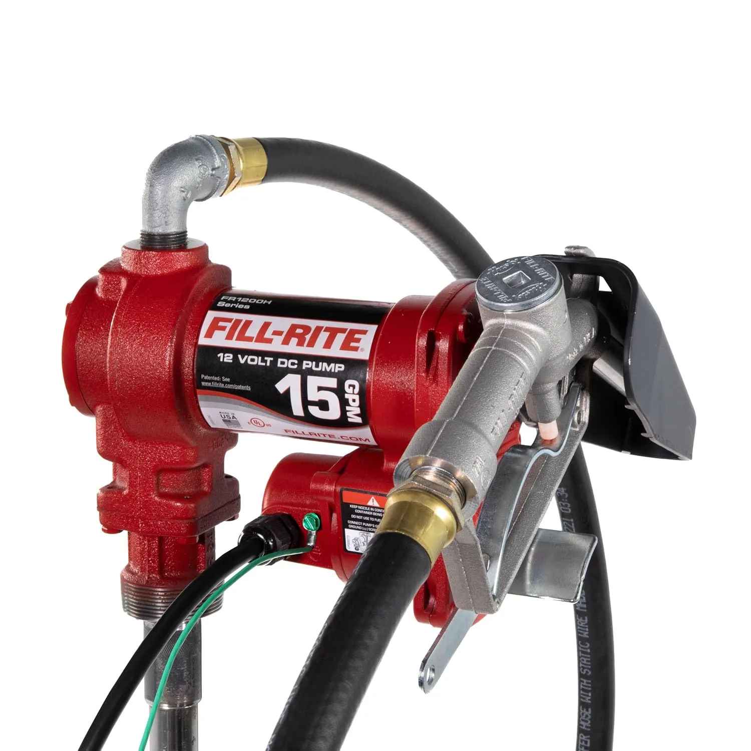 Fill-Rite FR1200 Series 12V 15 GPM Fuel Transfer Pump