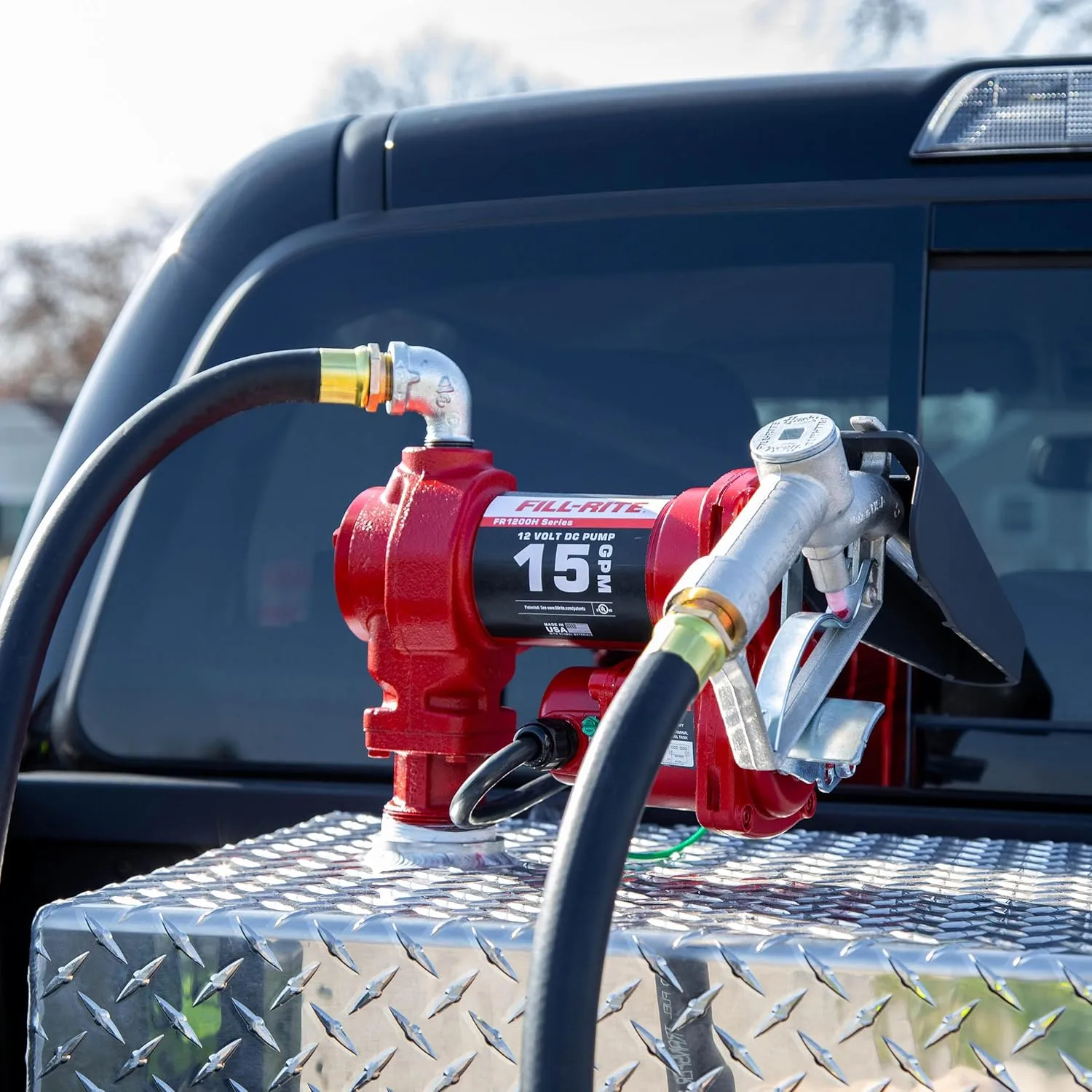 Fill-Rite FR1200 Series 12V 15 GPM Fuel Transfer Pump