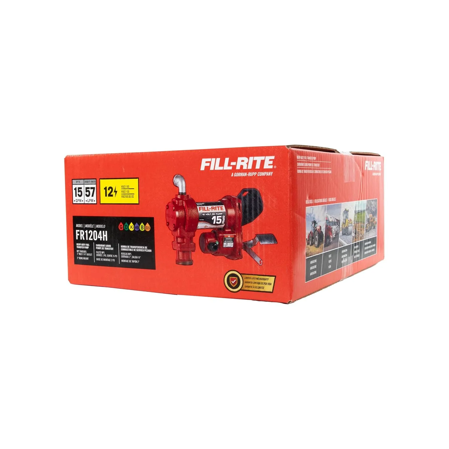 Fill-Rite FR1200 Series 12V 15 GPM Fuel Transfer Pump