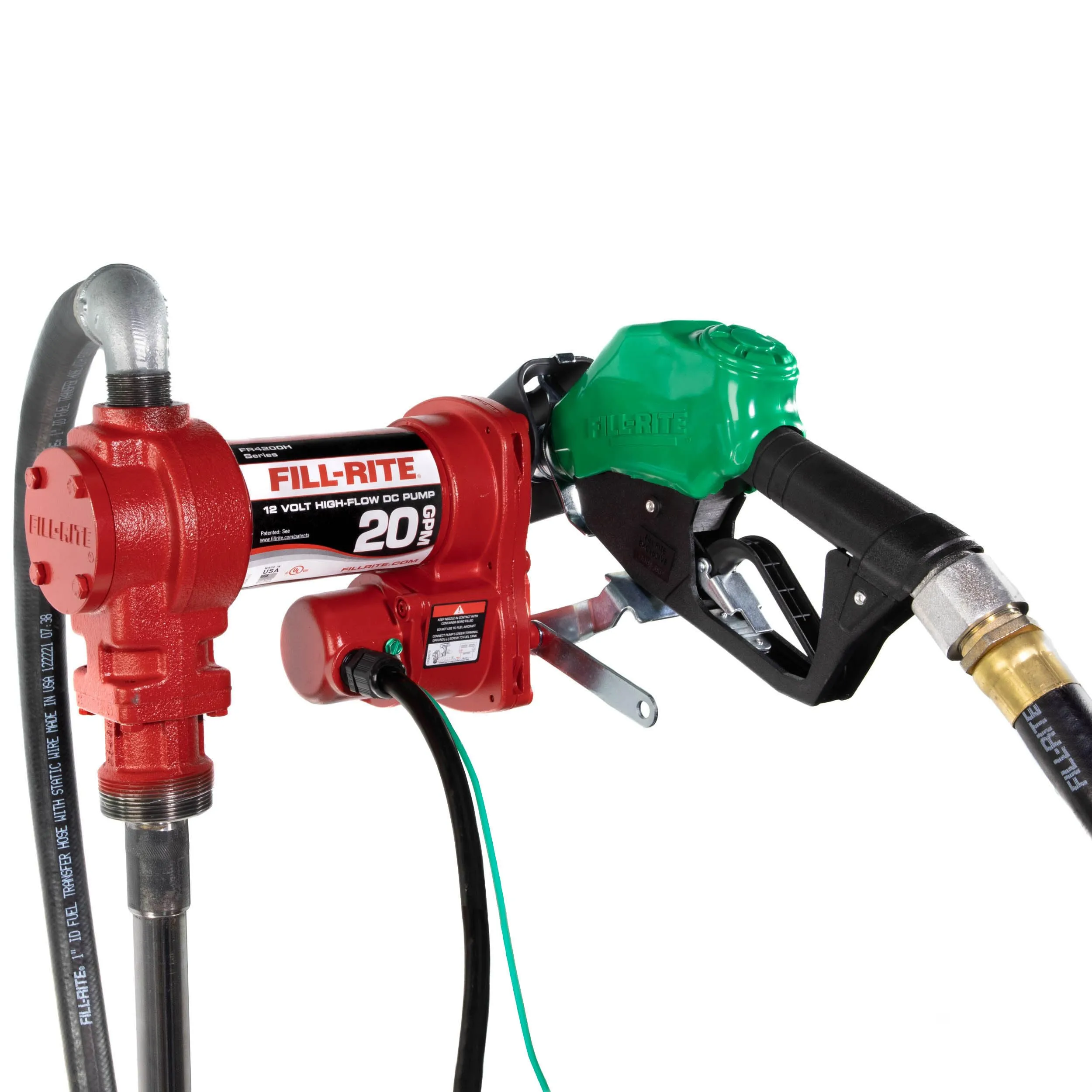 Fill-Rite 12V 20 GPM Fuel Transfer Pump (Rotary Vane)