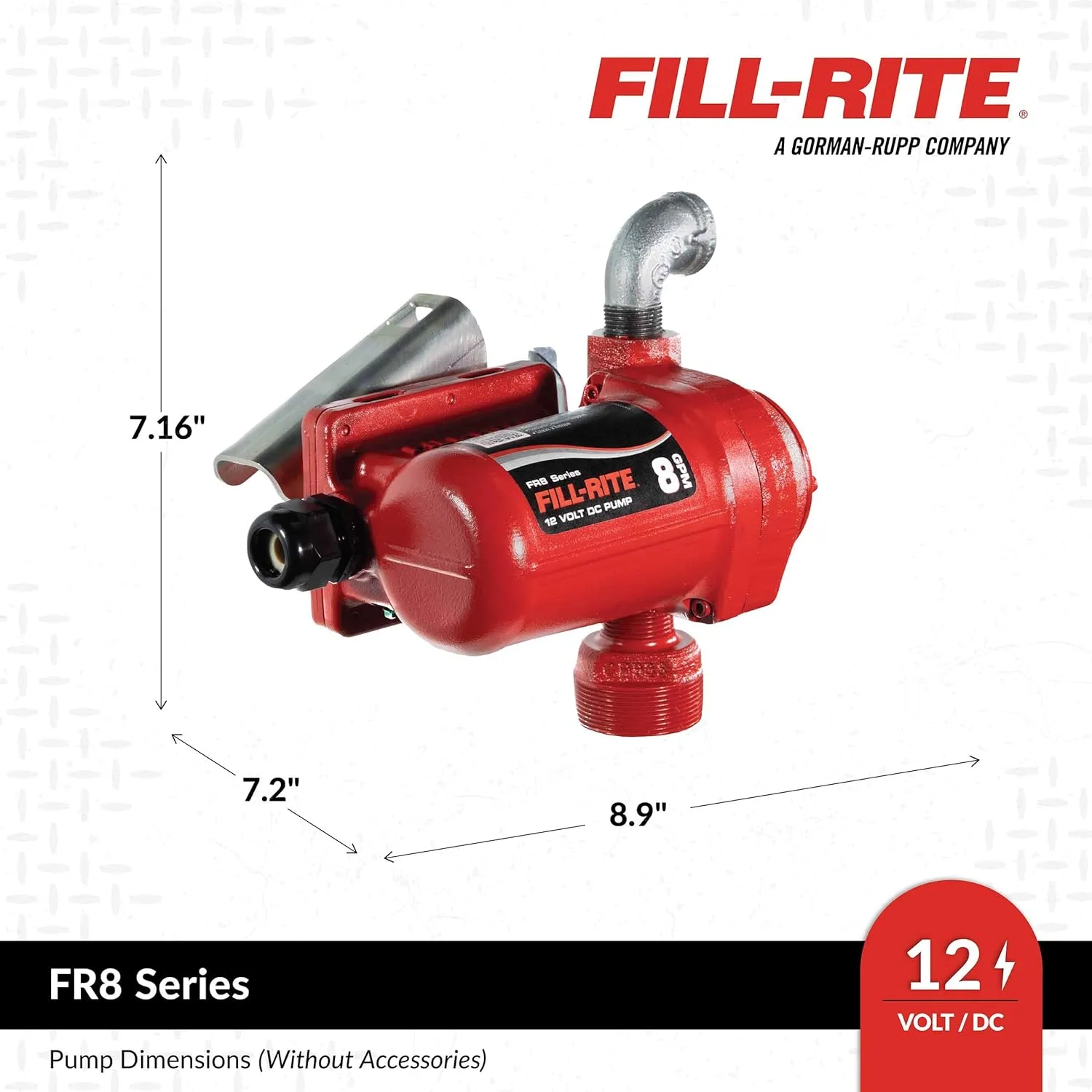 Fill-Rite FR8 12V 8 GPM Fuel Transfer Pump