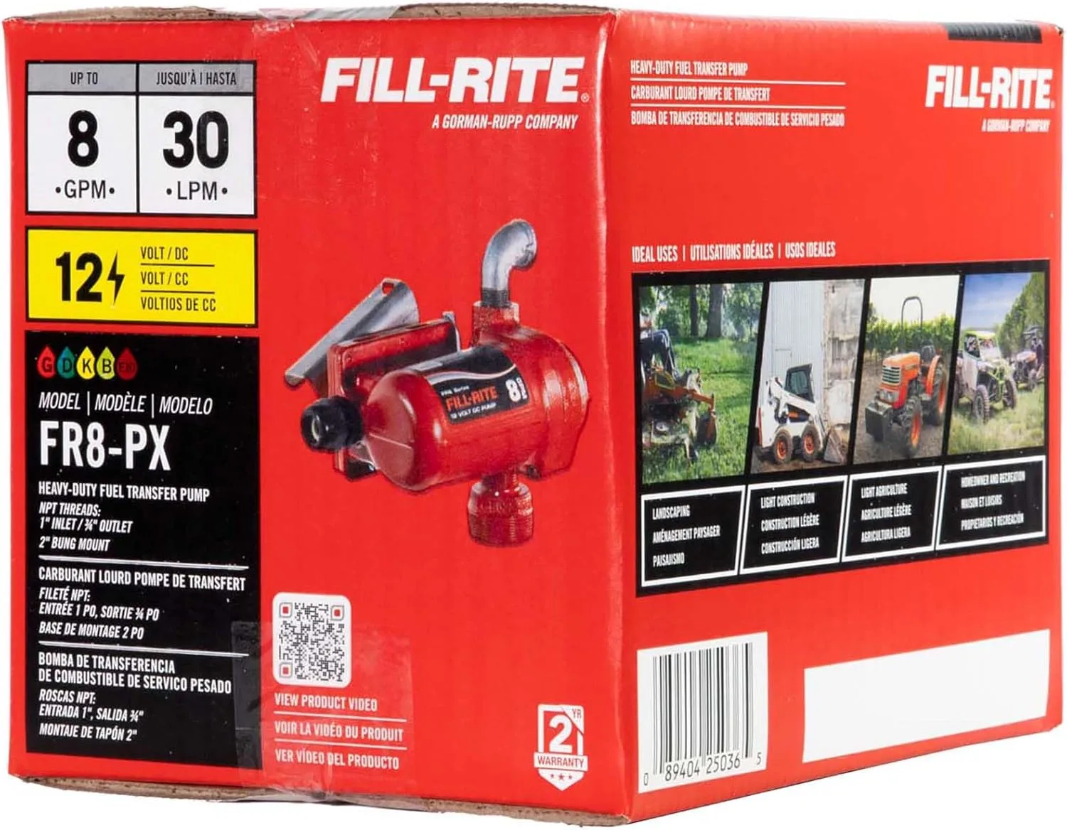 Fill-Rite FR8 12V 8 GPM Fuel Transfer Pump